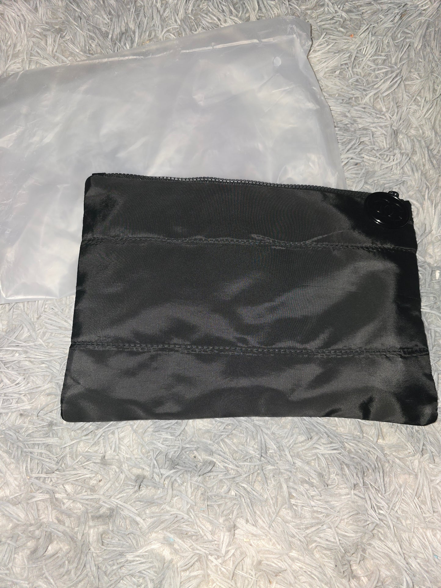 Chanel Nylon Black W/ White CC Bag (BRAND NEW)(DUST BAG)