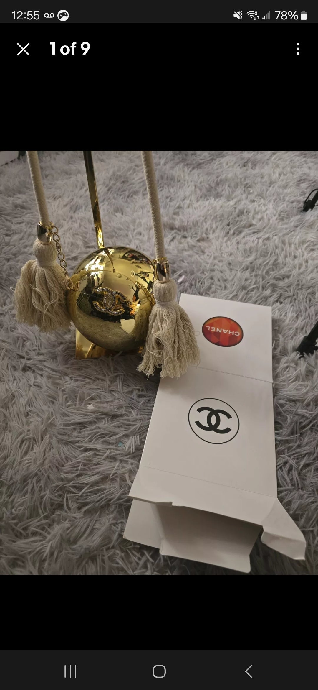 Chanel Limited Edition 2016 Gold CC Rhinestone ✨️ Ball Drop (RARE)(HTF)(BNIB)