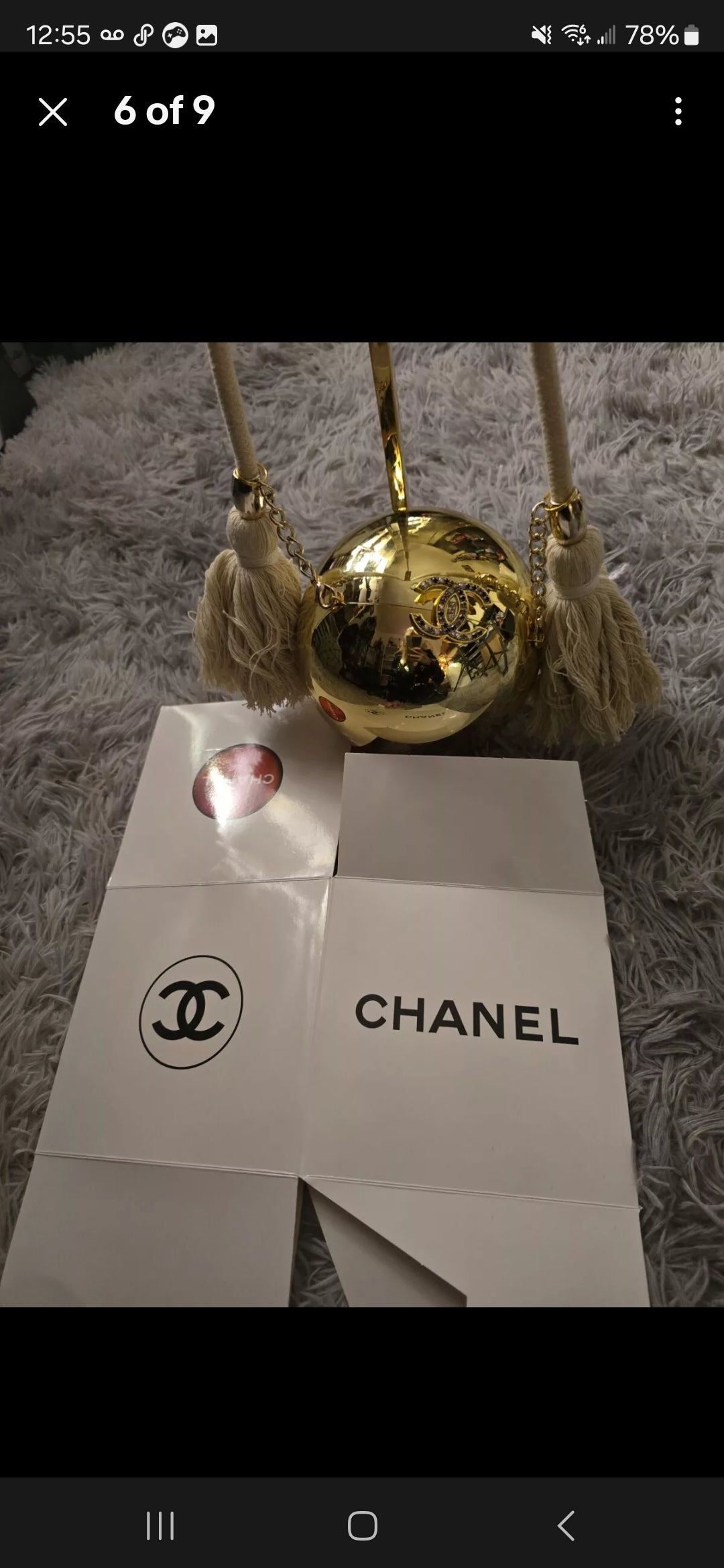 Chanel Limited Edition 2016 Gold CC Rhinestone ✨️ Ball Drop (RARE)(HTF)(BNIB)