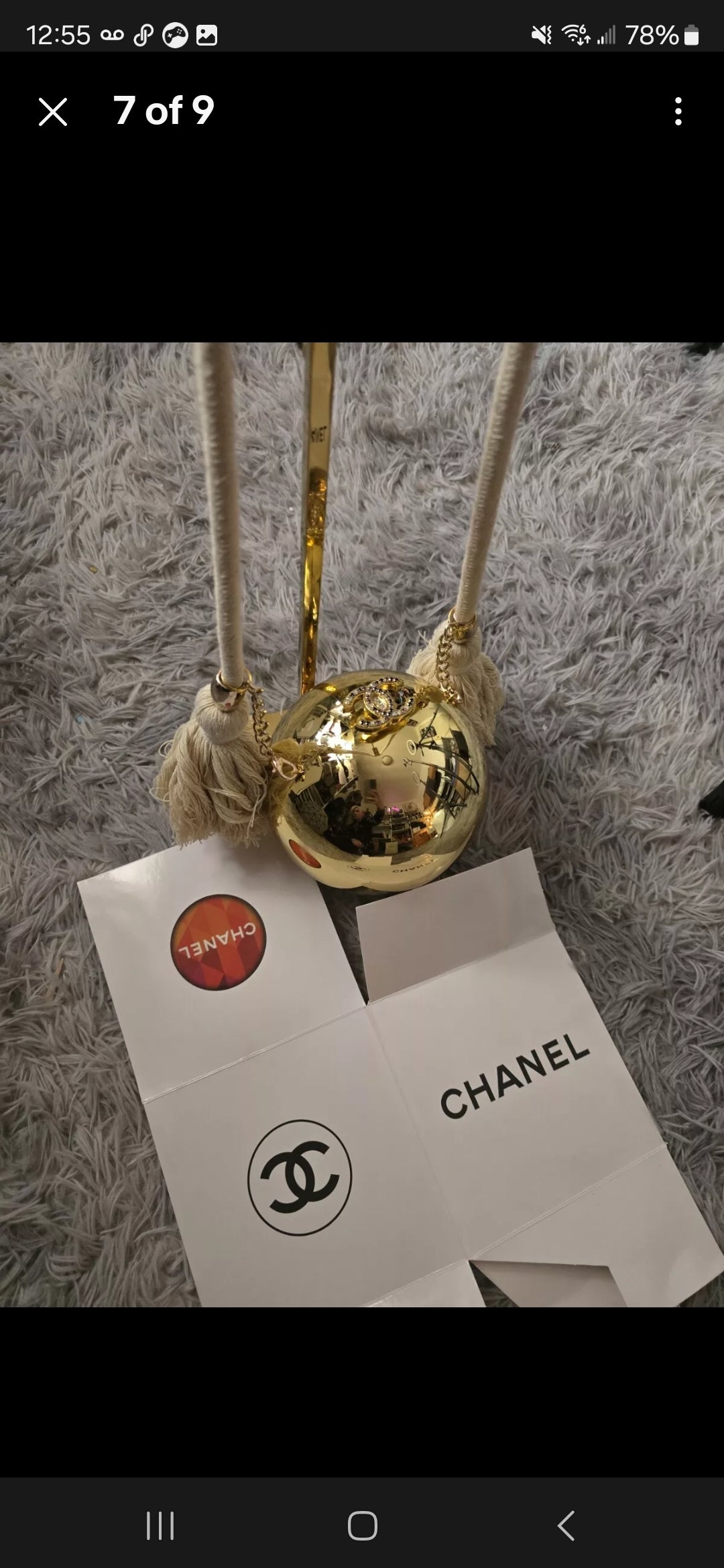 Chanel Limited Edition 2016 Gold CC Rhinestone ✨️ Ball Drop (RARE)(HTF)(BNIB)