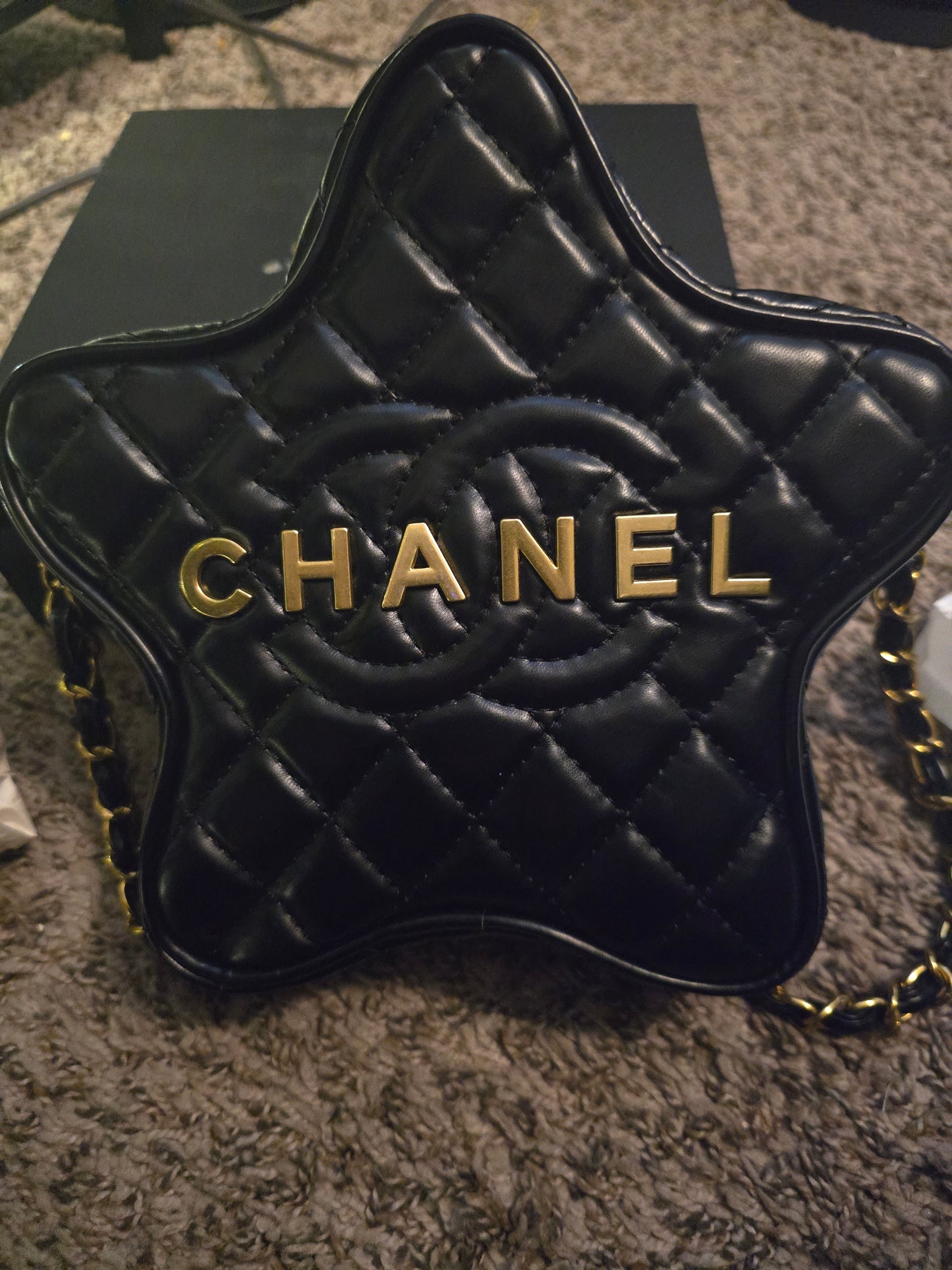 Chanel Makeup CC Quilted Star Crossbody Chain Bag (BNIB)(WITH CARD)